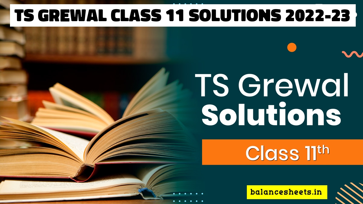 TS Grewal Class 11 Solutions 2022-23